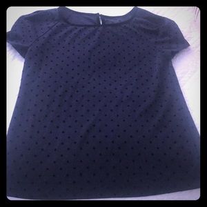 Polk dot dressy top